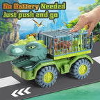 Big Size Dinosaur Pull-Back Truck Toy - Construction Vehicle for Kids