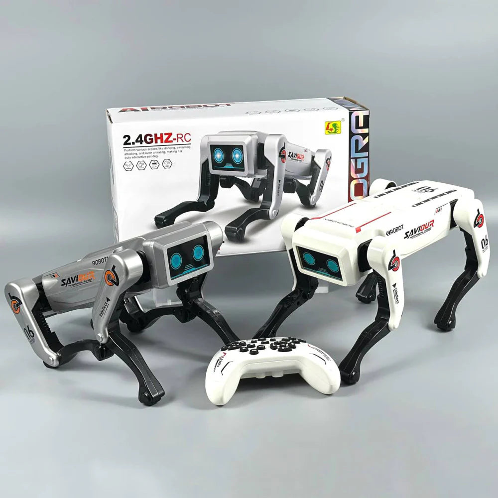 Smart AI Robot Dog - Remote Control Interactive Pet with LED Eyes Secondary image