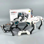 Smart AI Robot Dog - Remote Control Interactive Pet with LED Eyes