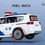 1:24 Scale Toyota Prado LC-300 Die-Cast Model - 6 Openable Doors with Lights & Music