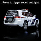 1:24 Scale Toyota Prado LC-300 Die-Cast Model - 6 Openable Doors with Lights & Music