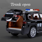 1:24 Scale Toyota Prado LC-300 Die-Cast Model - 6 Openable Doors with Lights & Music