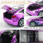 1:24 Scale Tesla Model 3 Die-Cast Model - Alloy Car with Lights & Sound