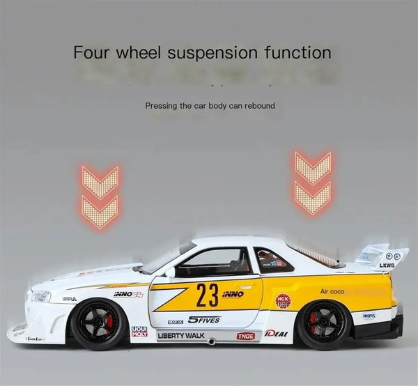 1:24 Scale Nissan Skyline GT-R R34 Die-Cast Model