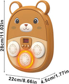 Kids Boxing Toy with Music & Lights - Interactive Bear Punching Bag Game