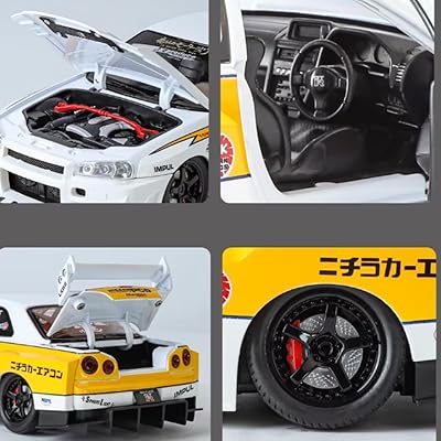 1:24 Scale Nissan Skyline GT-R R34 Die-Cast Model