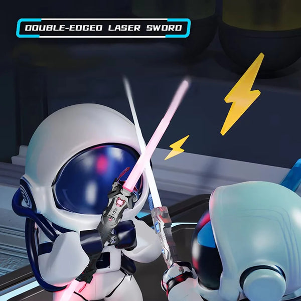 Rainbow Telescopic Extendable Laser Sword