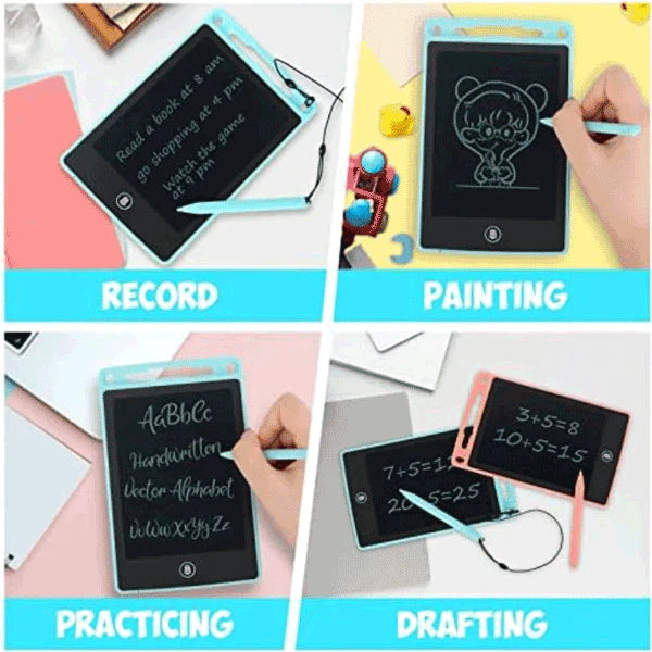 LCD Writing Tablet 6.5" - Reusable Digital Drawing Board with Erase Button