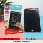 LCD Writing Tablet 6.5" - Reusable Digital Drawing Board with Erase Button