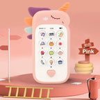 Unicorn Baby Phone Toy - Educational Silicone Smartphone with Music & Lights