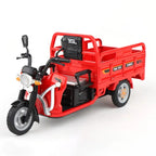 1:12 Scale Diecast Tricycle Cargo Truck - Detailed Model Vehicle
