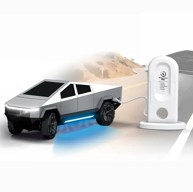 RC Tesla Cybertruck - Remote Control Electric Pickup Truck with LED Lights