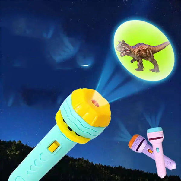 Mini Flashlight Projector Toy - Slide Projector for Kids