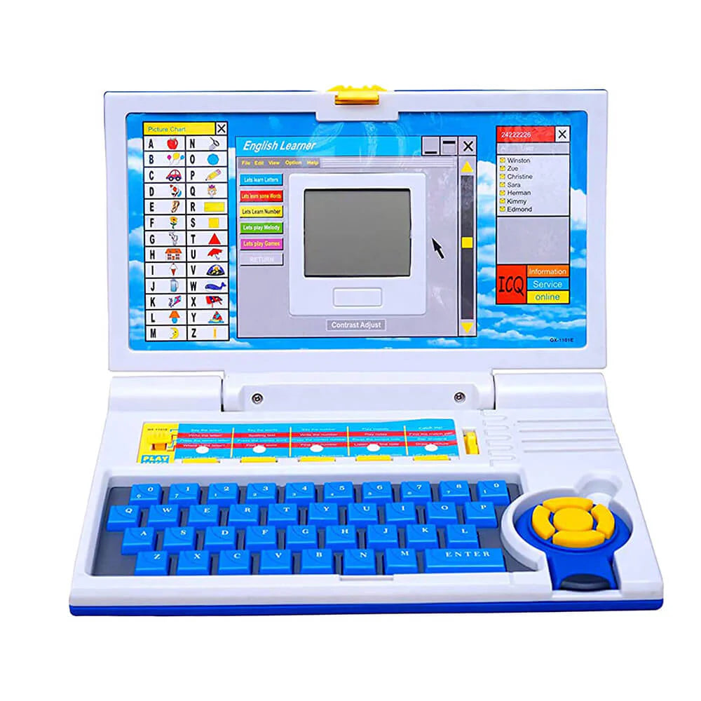 Kids Educational Learning Laptop - English Alphabet & Numbers Toy Computer
