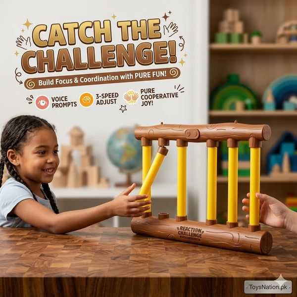 Hand Speed Reflex Challenge Game - Rechargeable Reaction Training Toy
