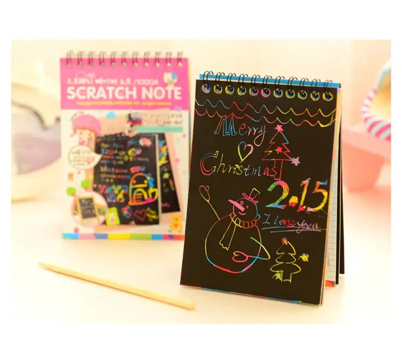 Scratch Painting Note Book for Kids Main image