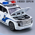1:24 Scale Toyota Prado LC-300 Die-Cast Model - 6 Openable Doors with Lights & Music