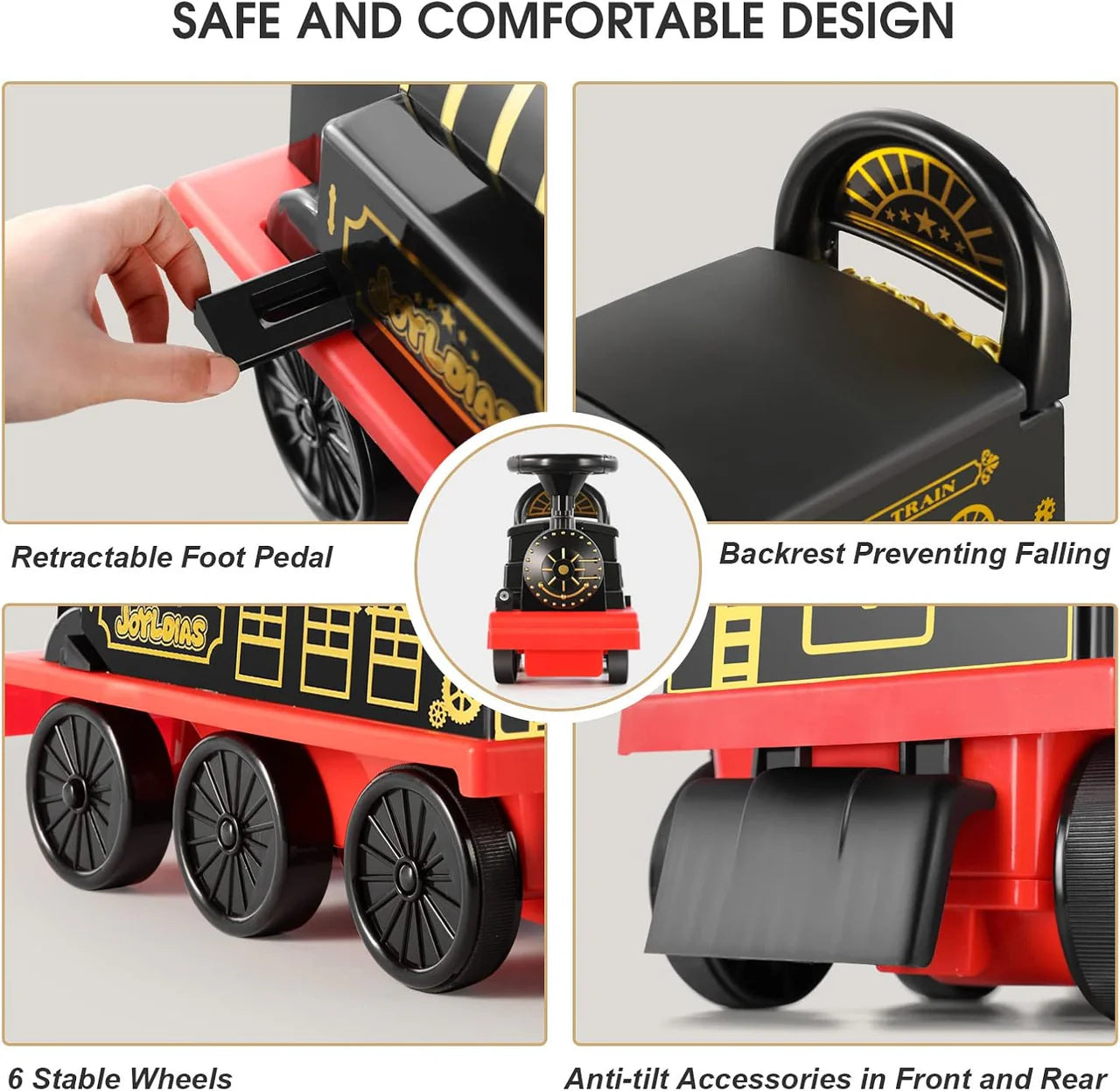Electric Ride on Train With Track Set