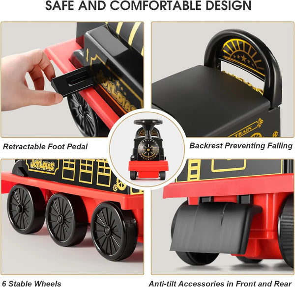 Electric Ride on Train With Track Set