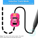 Smart Mini RC Car - 2.4GHz Remote Control with Induction Sensor & Follow Mode