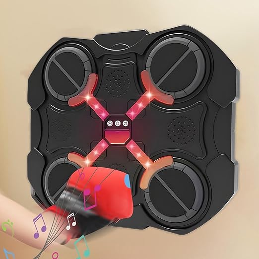 Multi-Speed Adjustable Electronic Boxing Game Mat - Interactive Light & Sound Training Toy Main image