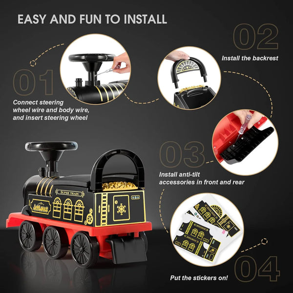Electric Ride on Train With Track Set