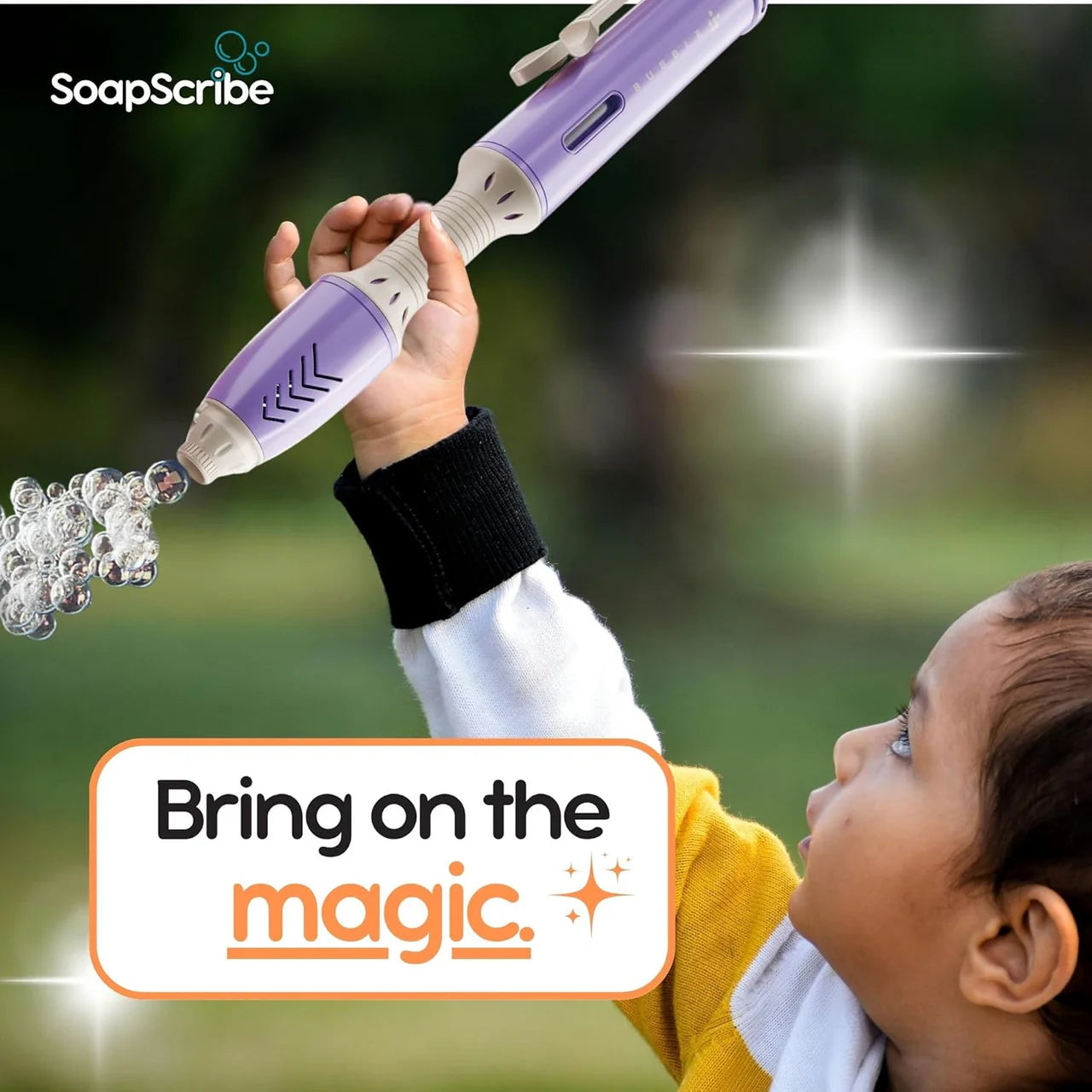 Automatic Bubble Pen - Magical Bubble Maker Wand for Kids