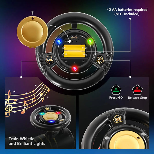 Electric Ride on Train With Track Set