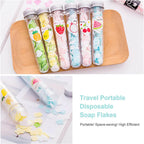 Disposable Paper Soap Sheets - Portable Travel Hand Wash (Pack of 1)