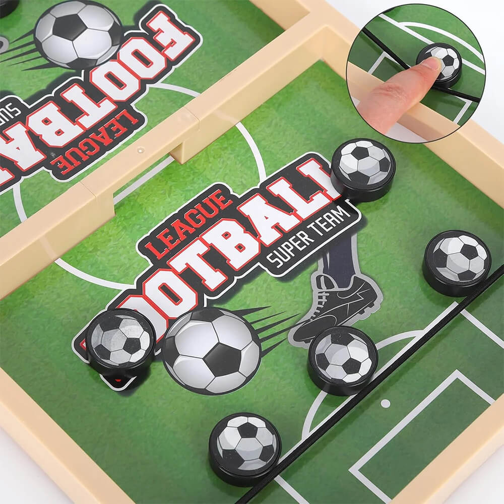 Wooden Pucket Board Game - Fast Sling Puck Table Game for 2 Players Secondary image