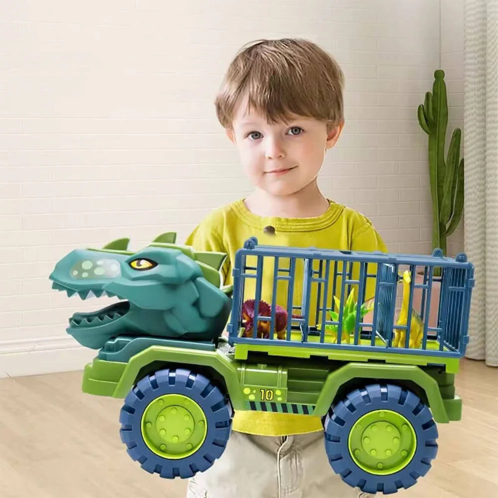 Big Size Dinosaur Pull-Back Truck Toy - Construction Vehicle for Kids