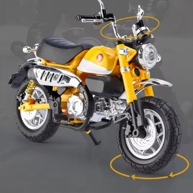 1:12 Scale Honda Monkey Die-Cast Motorcycle Model - Mini Bike Alloy Collectible