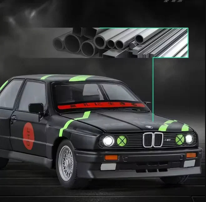 1:24 Scale BMW E30 M3 Die-Cast Model - Classic Alloy with Light & Sound Secondary image