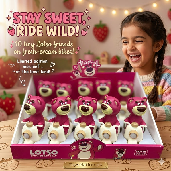 Adorable Lotso Strawberry Bear Scooter for Kids ( Pack of 1 )