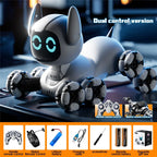 Remote Control 8-Wheel Stunt Dog - 4DRC RC Robot with Gesture Sensing & Mist Effect