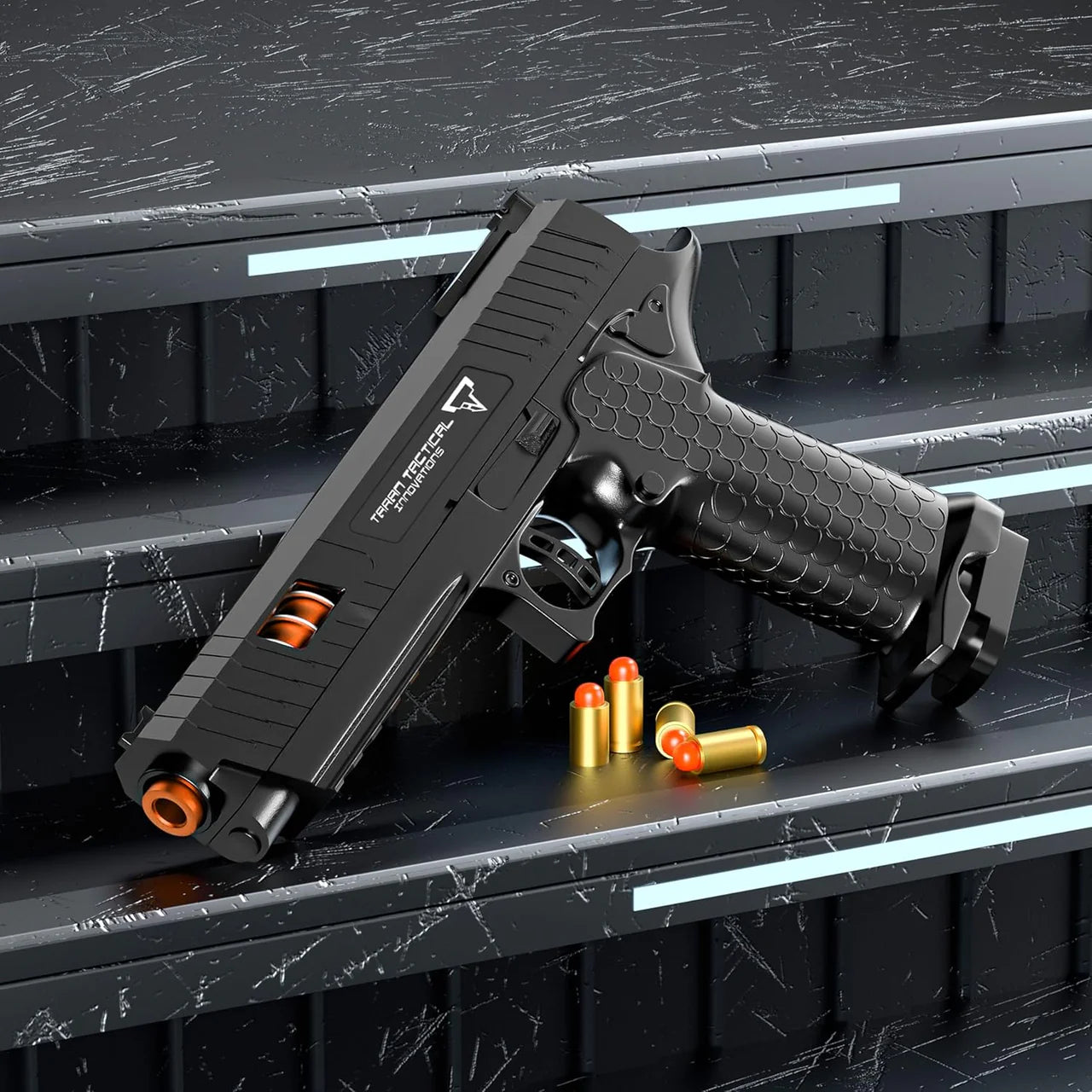 Automatic Shell Ejection Scorpion Blaster - Kids Toy with Realistic Effects