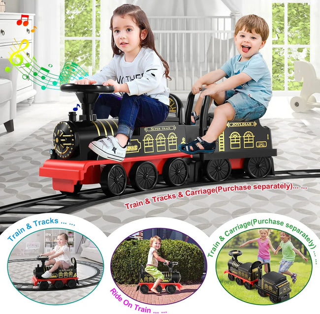 Electric Ride on Train With Track Set Main Image