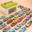 30-Piece Pull-Back Car Set - Assorted Vehicles with Storage Case