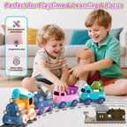 17-Piece Electric Train Track Set - Locomotive & Engineering Vehicles for Kids