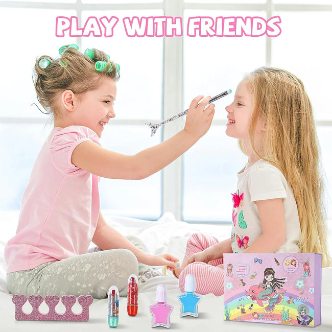 Princess Royal Jewelry & Makeup Set - 2-in-1 Pretend Play Cosmetic Kit Main Image