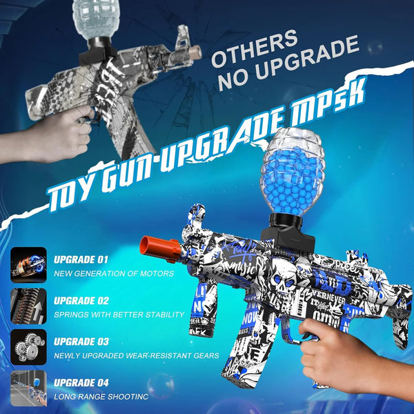 Automatic Gel Blaster Gun for Kids - High-Power Water Orbeez Shooter Toy