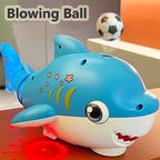 Musical Dancing Shark Toy - Electric Blowing Ball Toy with Lights & Sound for Kids