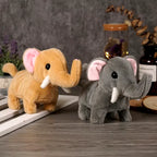 Cute Walking Plush Elephant Toy - Interactive Musical Toy with Sound for Kids