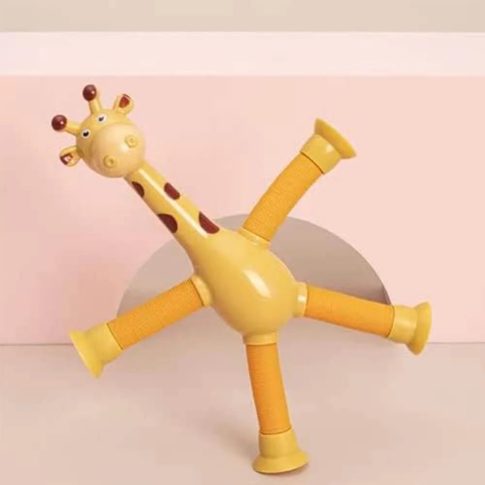 Cute Giraffe Stretch Tube Stress Relief Sensory Toy Secondary image