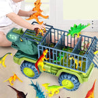 Big Size Dinosaur Pull-Back Truck Toy - Construction Vehicle for Kids