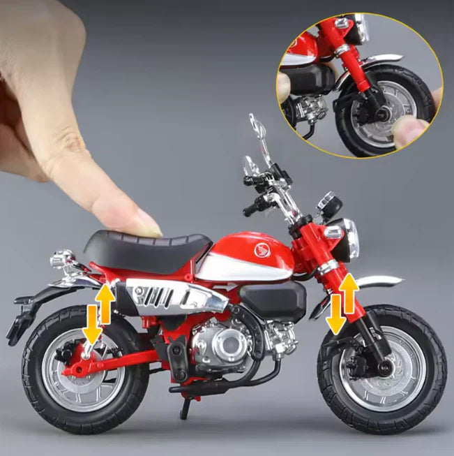 1:12 Scale Honda Monkey Die-Cast Motorcycle Model - Mini Bike Alloy Collectible