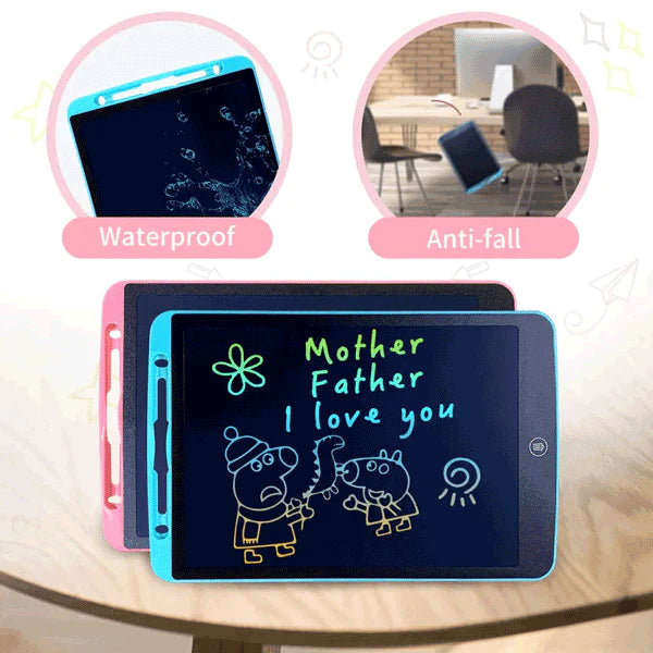 LCD Writing Tablet 12" - Reusable Digital Drawing Board with Erase Button