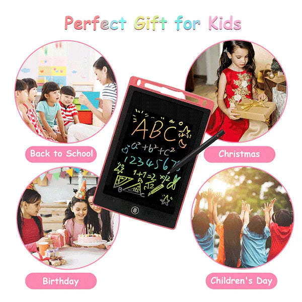 LCD Writing Tablet 8.5" - Reusable Digital Drawing Board with Erase Button