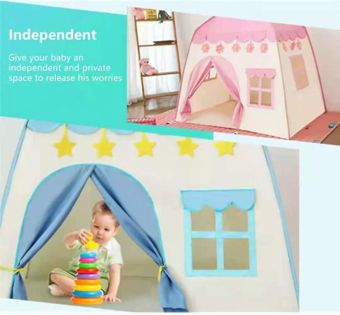 Castle Play Tent House for Kids - Princess Playhouse for Indoor & Outdoor