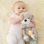 Breathing Bear Plush Toy - Soothing Sleep Companion with Music, Light & Motion